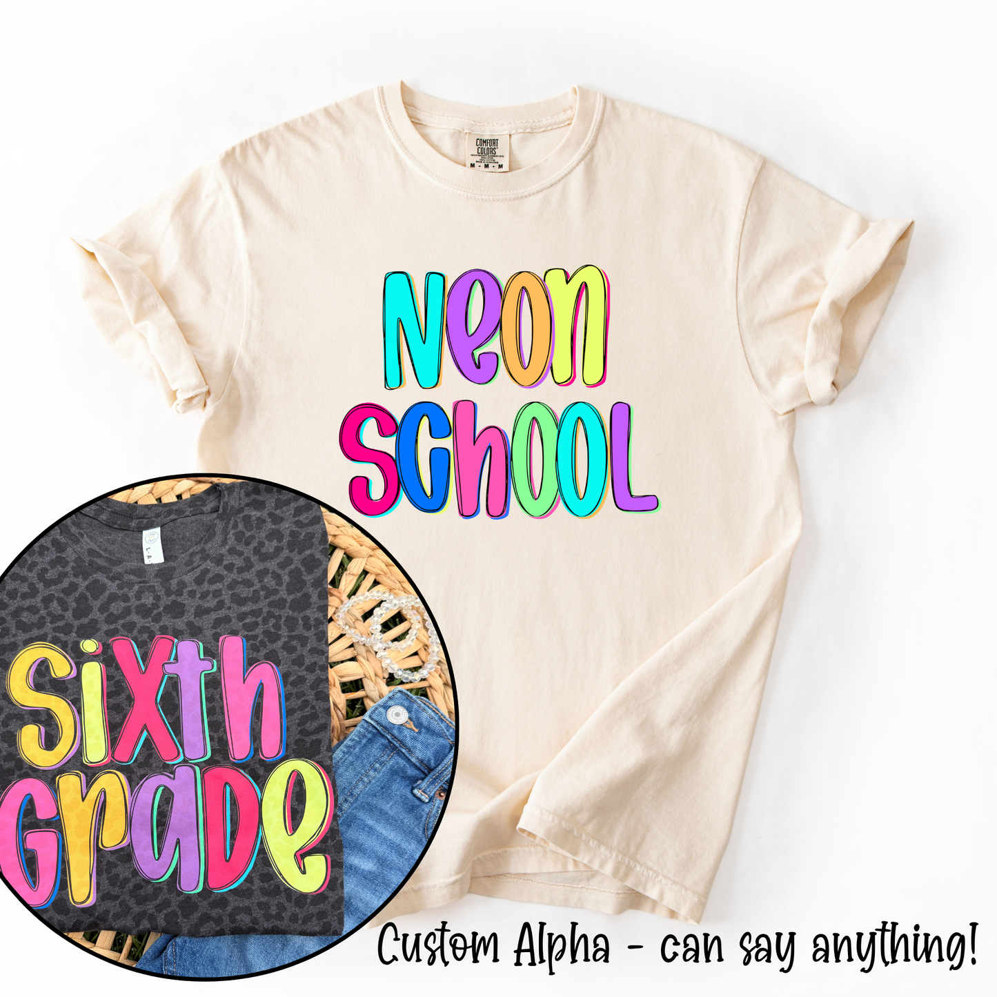 Neon School Custom Alpha Tee