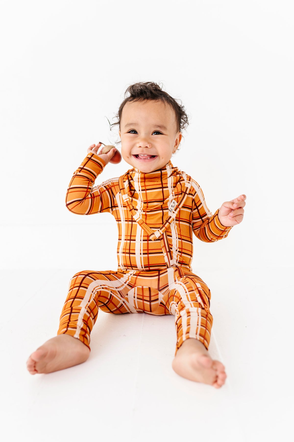 Harvest Plaid Bandana Bib