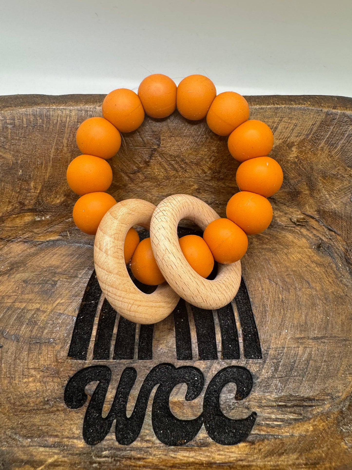 Orange Rattle Ring