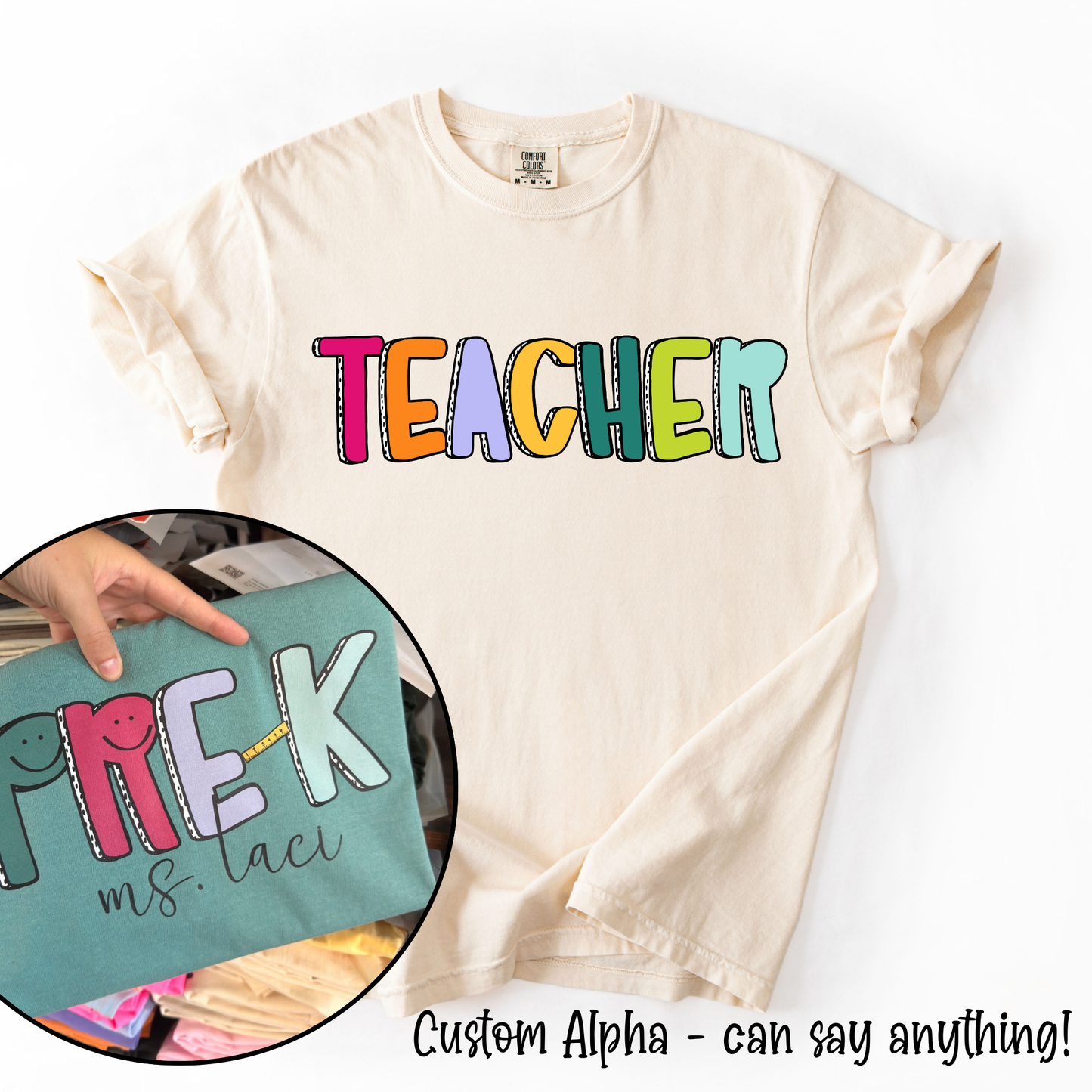 Teacher Custom Alpha Tee