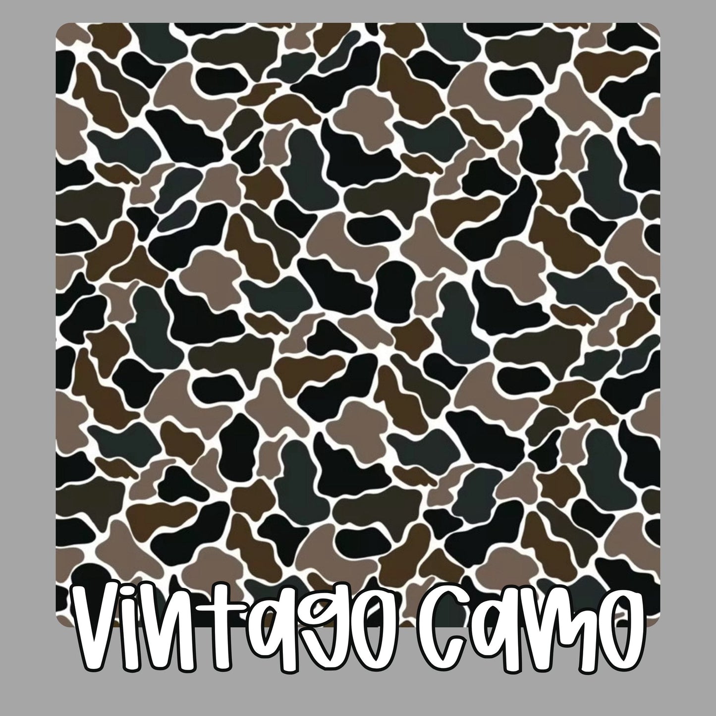 VINTAGE CAMO | COZY IN CAMO | ADULT STYLES