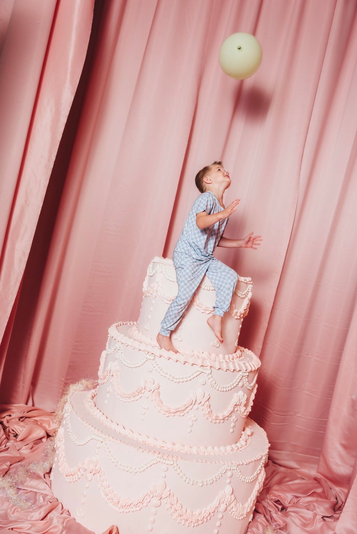 Trackside Check Kids Jogger Set
