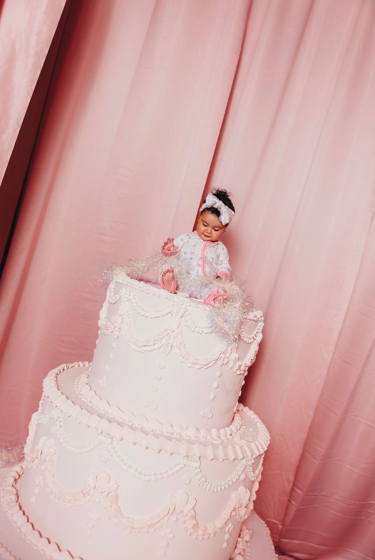 Birthday Girl Top Knot Bow