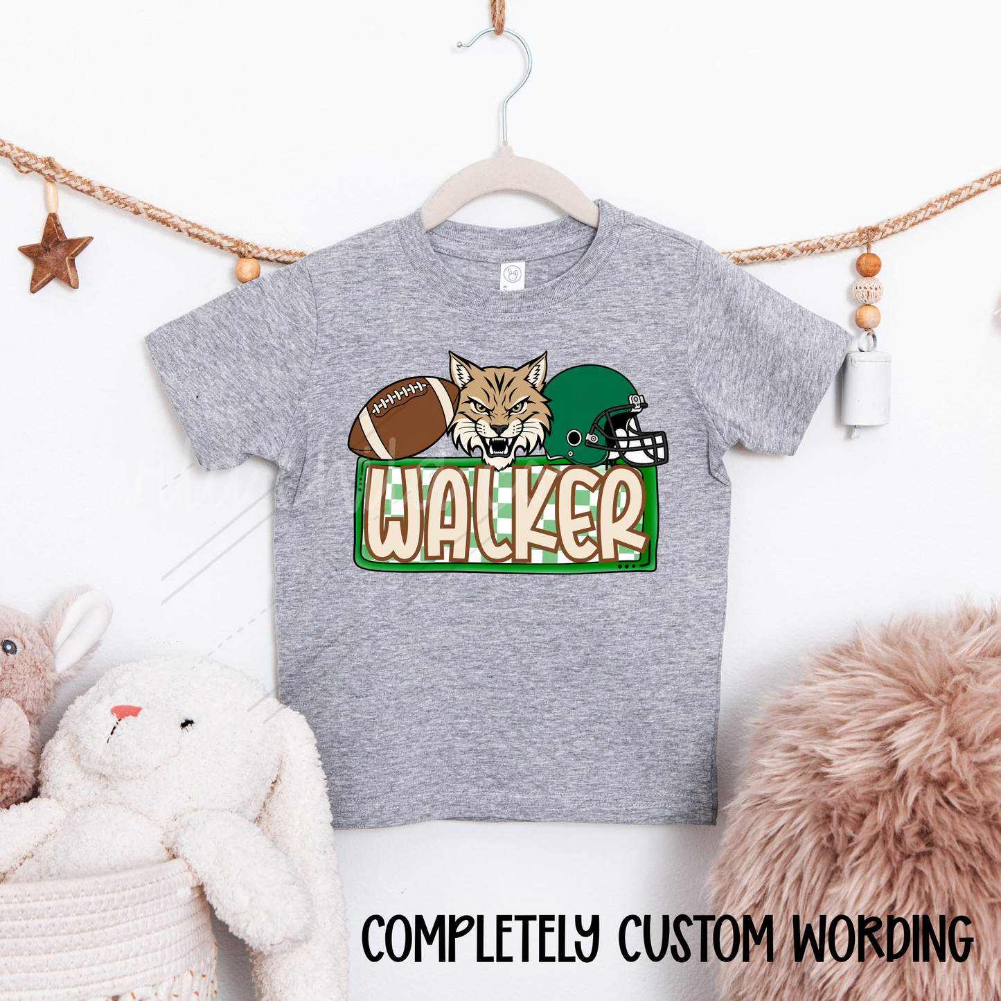 Bobcat Football Name Custom