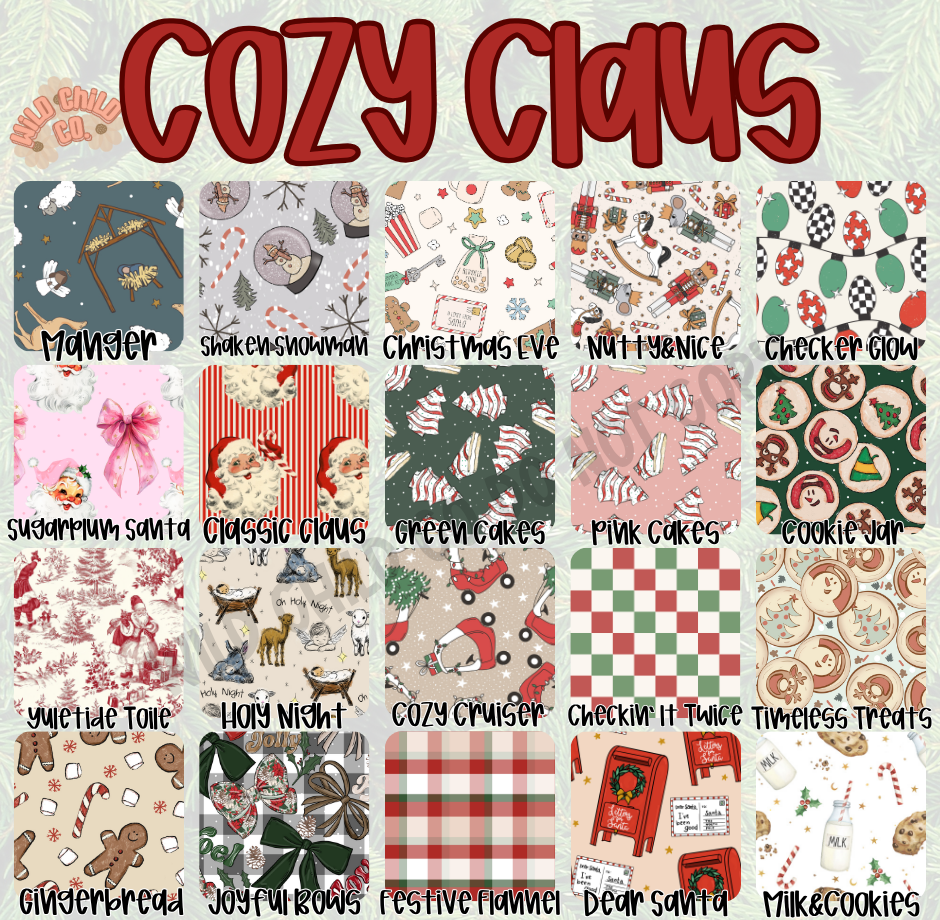 COZY CLAUS | BLANKET | 50X50 TRIPLE LAYER