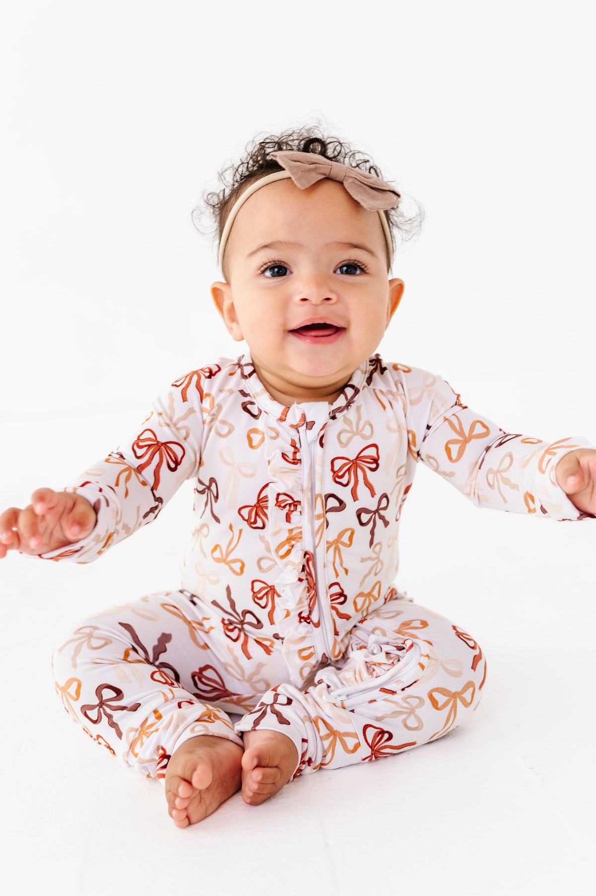 Autumn Ribbons Ruffle Zippy