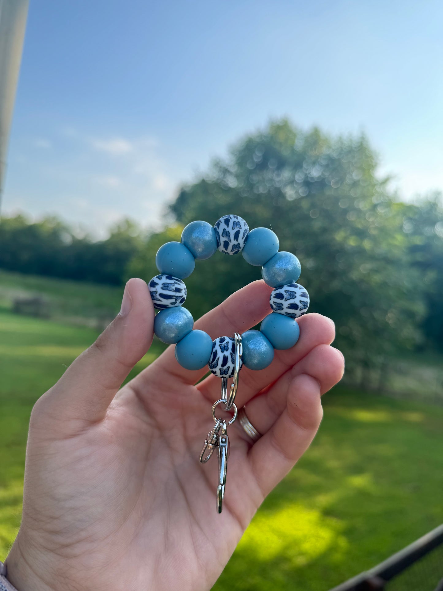 Finger Wristlet - Butterflies