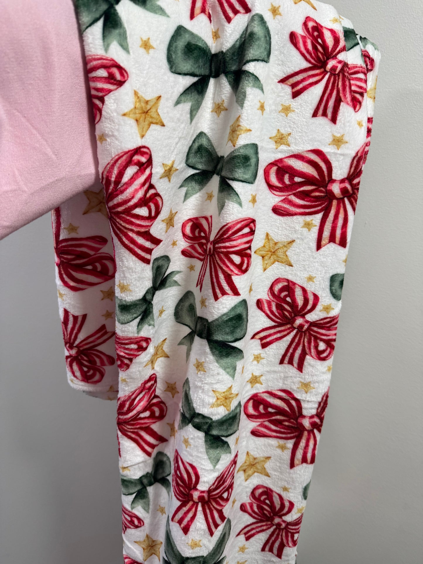 Christmas Bows 50x60 Blanket