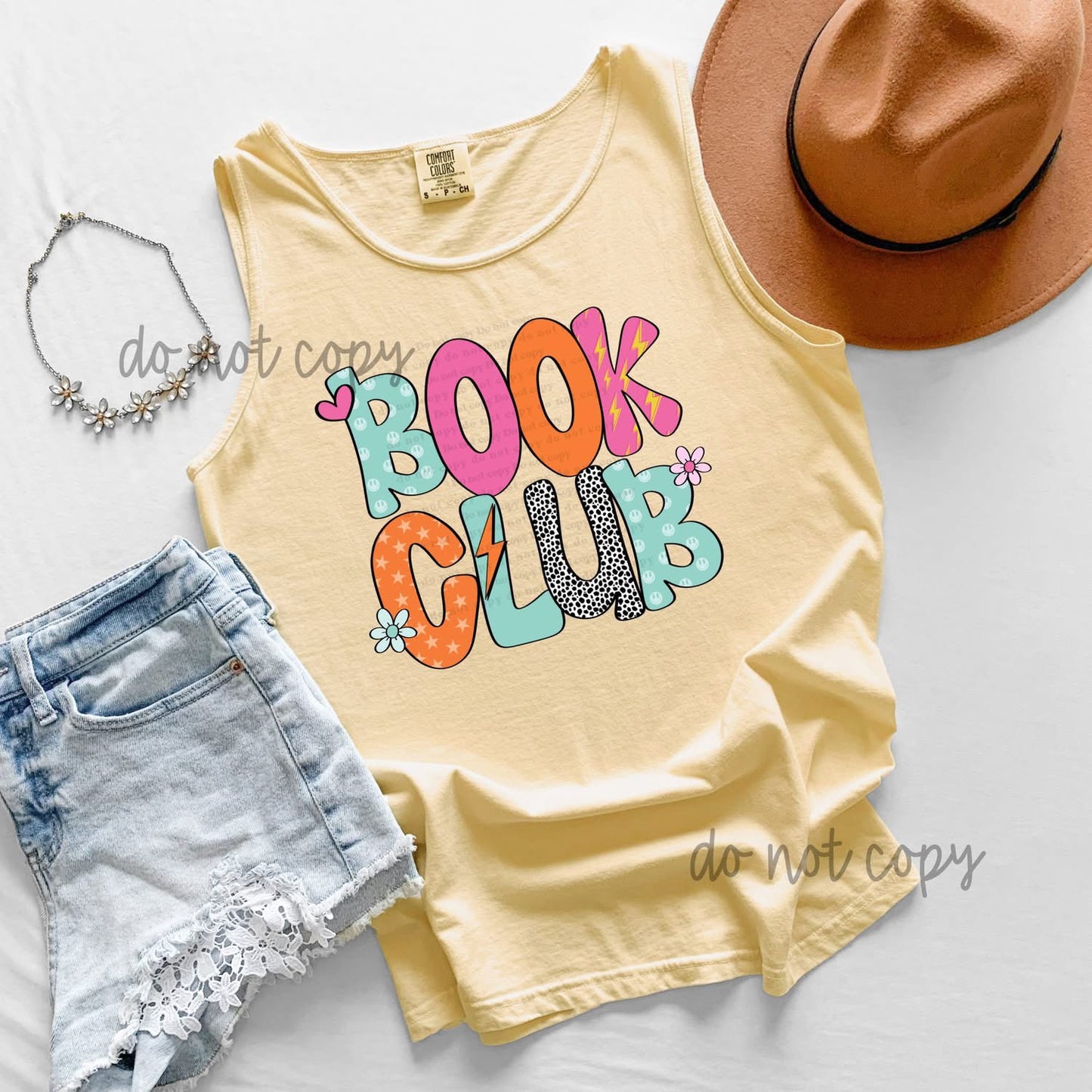 Book club - leave shirt color in comments at checkout