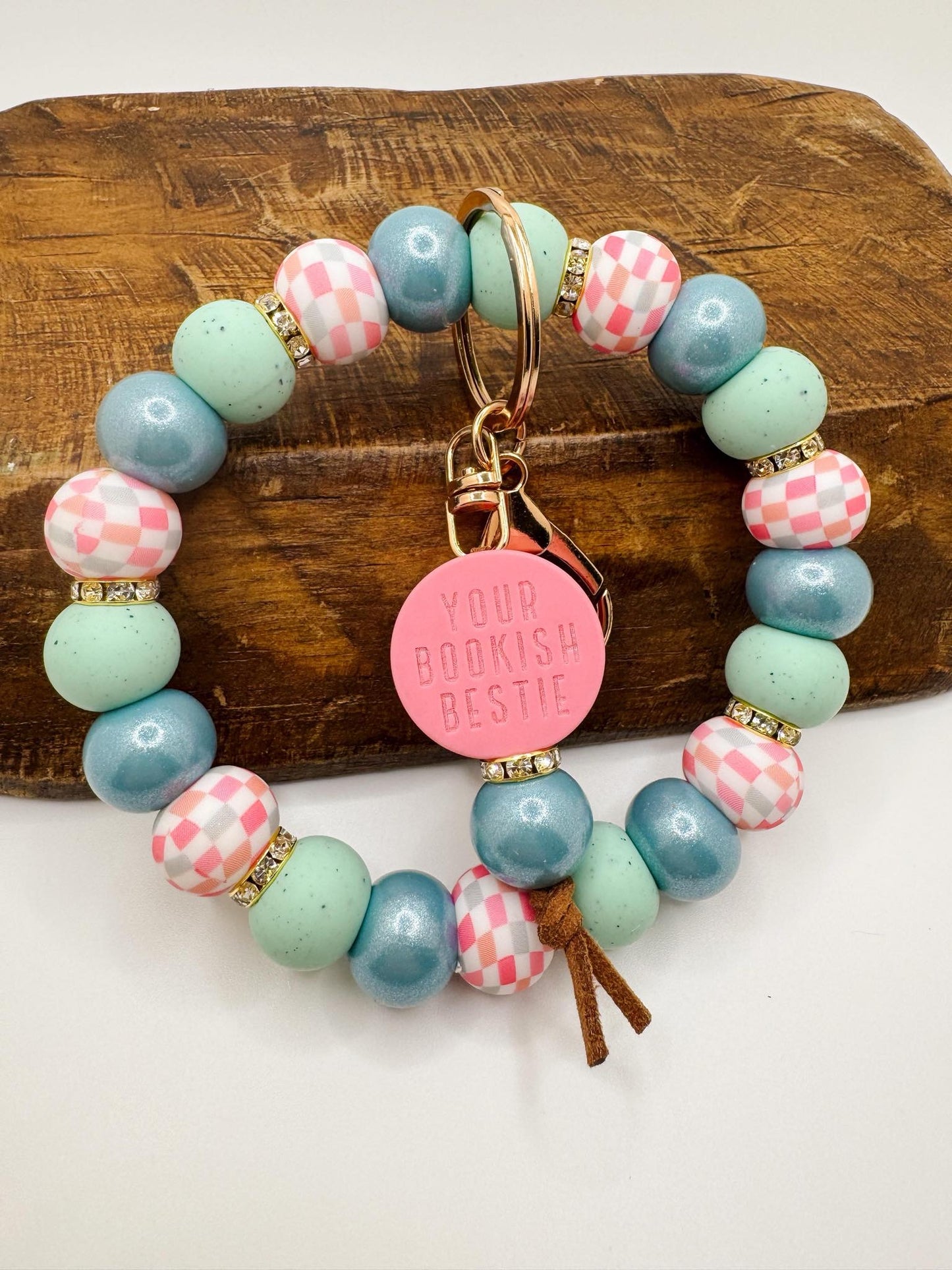Pink Bestie Wristlet