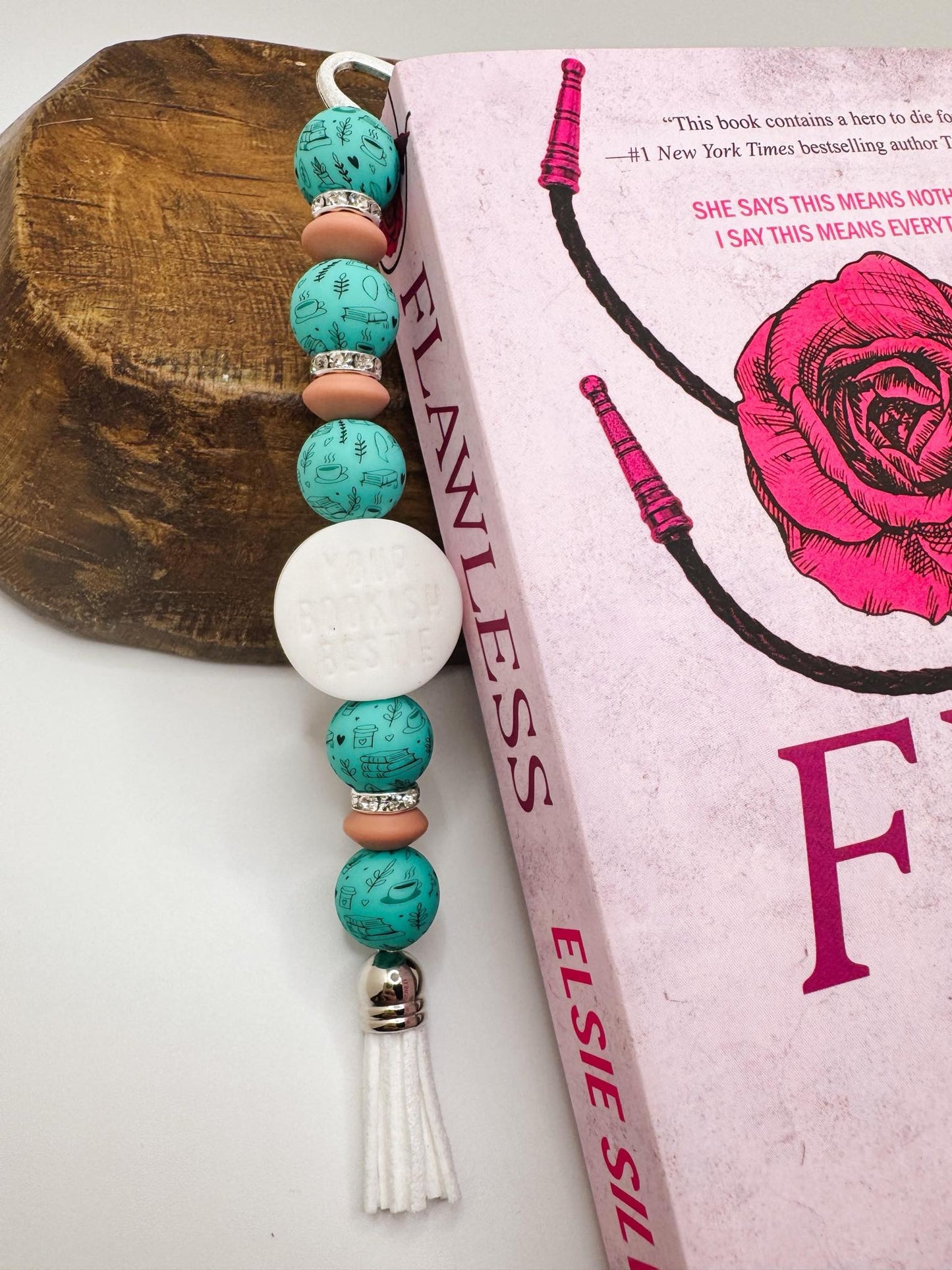 White Bestie Bookmark
