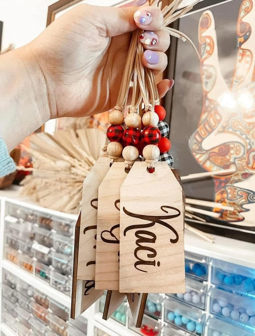 Engraved Stocking Tag