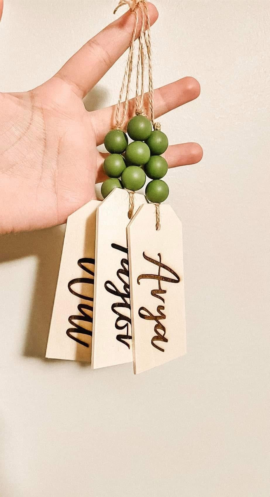 Engraved Stocking Tag