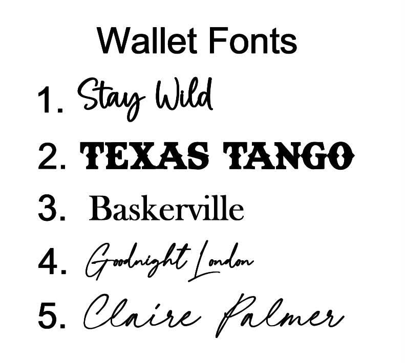Personalized Men's Wallets