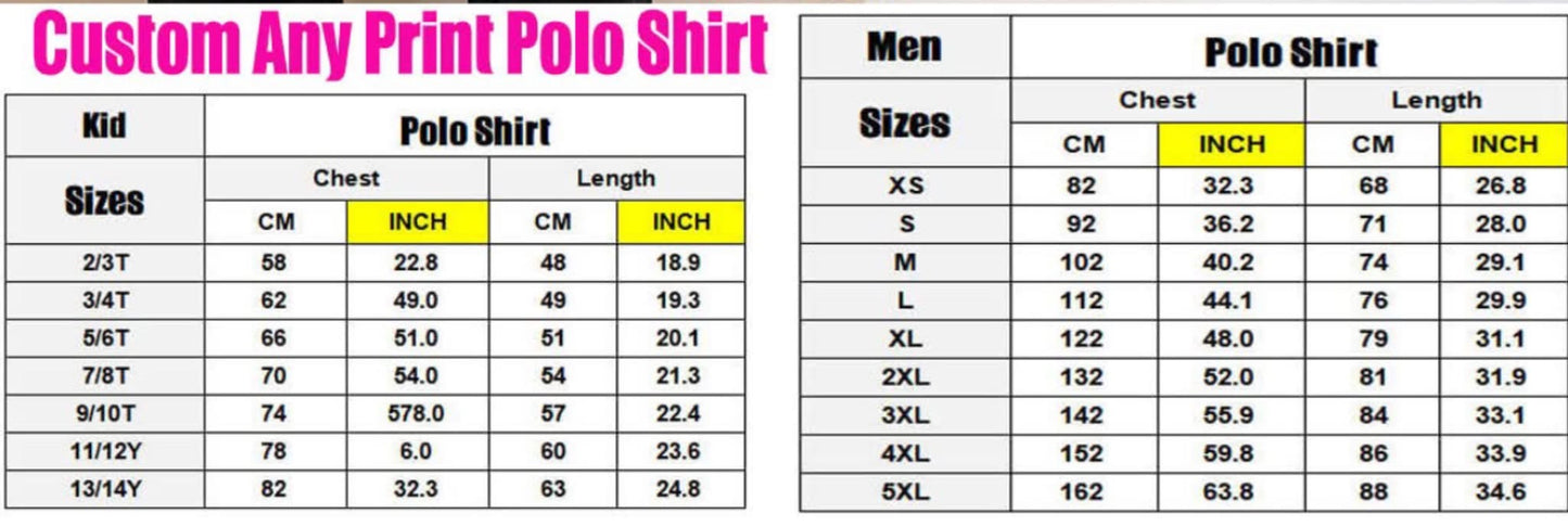 Custom Boys & Men Polo Shirt