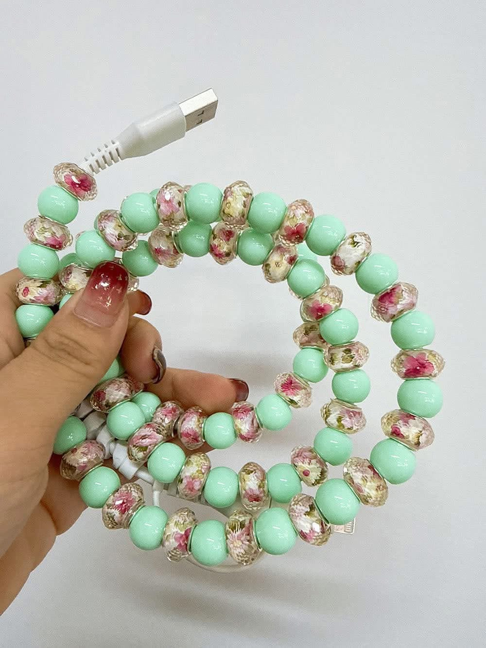 Acrylic Beaded Phone Charger
