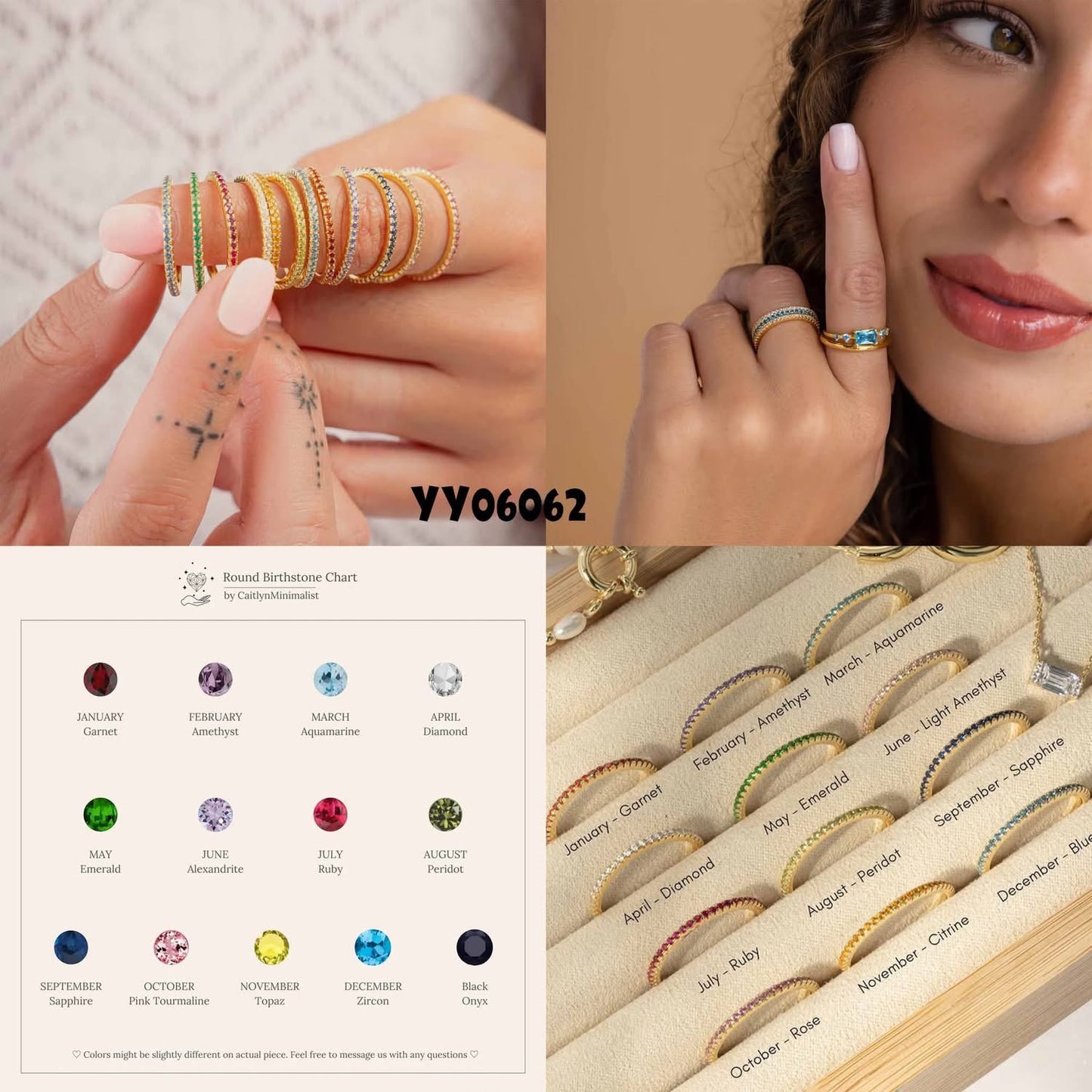 Stackable Birthstone Ring