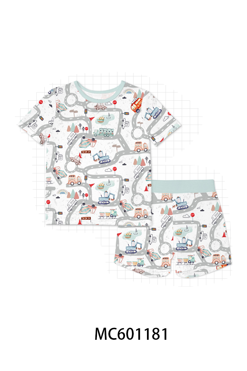 PO79 Vehicle print bamboo collection