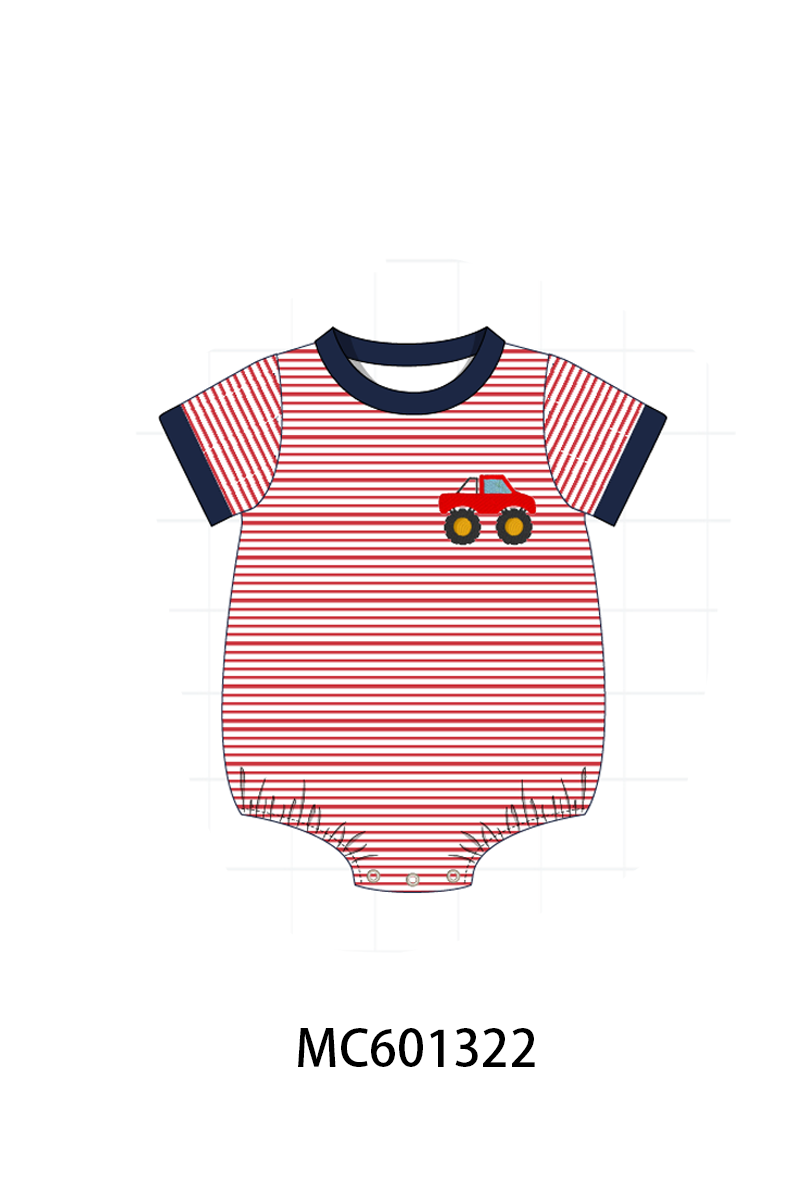 PO79 Stripe embroidery bubble collection