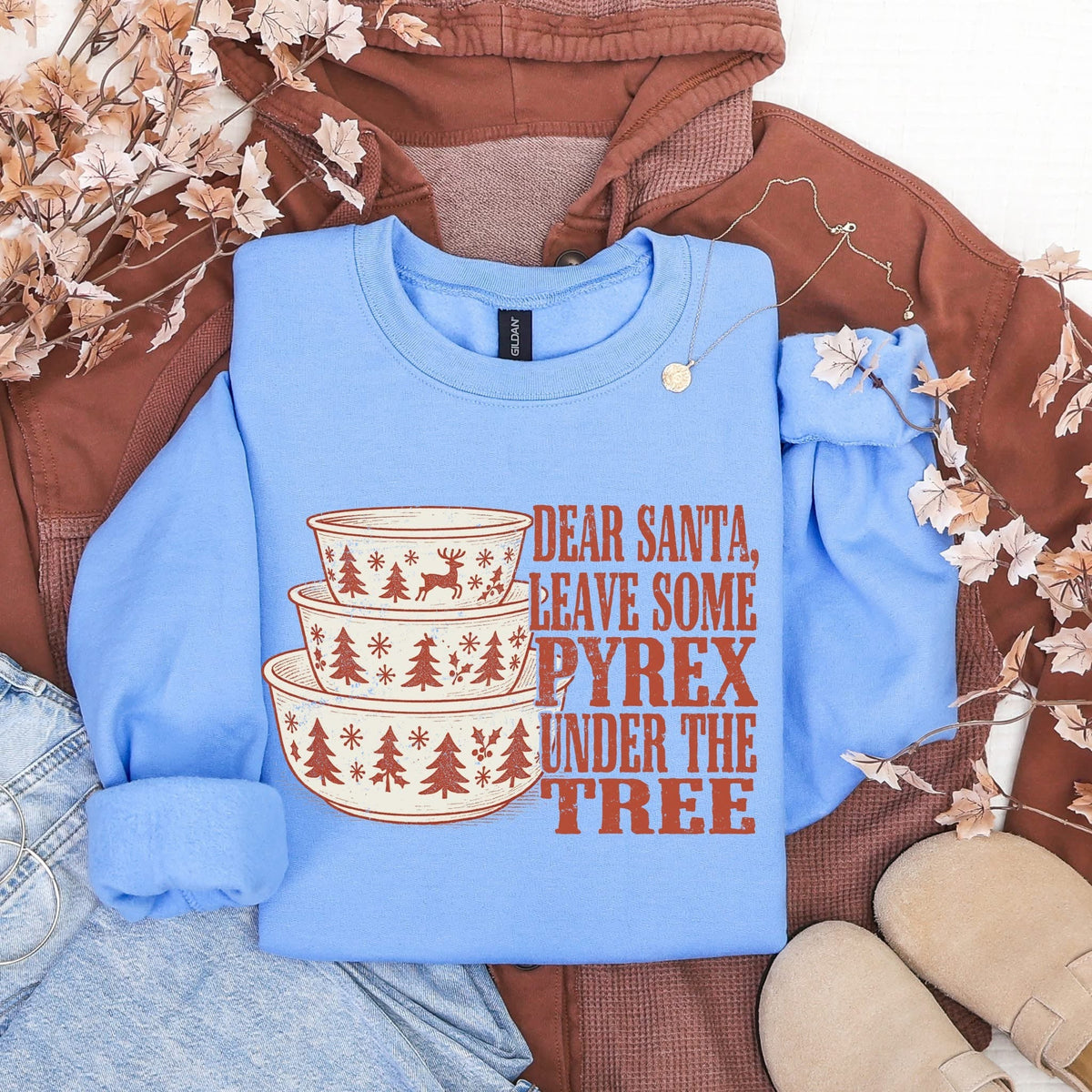 Pyrex Under the Tree