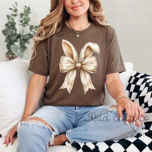 Neutral Bunny Ears  - leave shirt color in comments at checkout