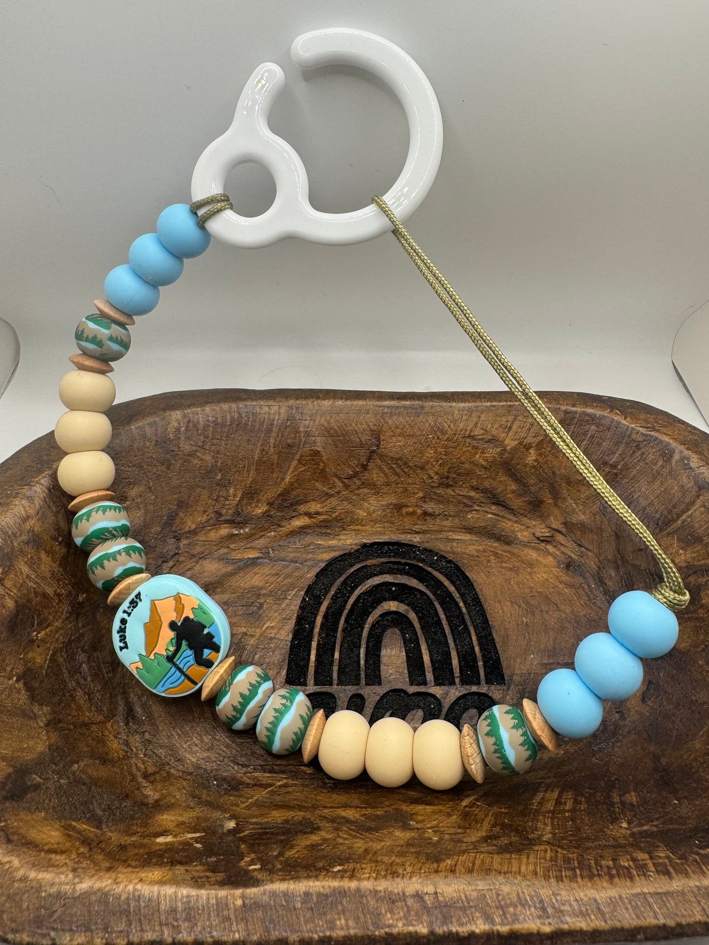 Luke 1:37 Stroller Clip