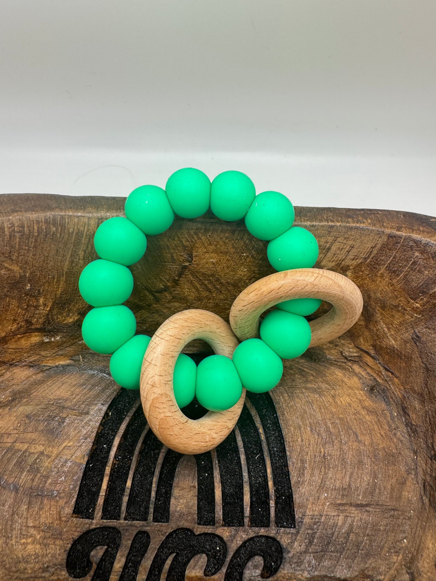 Green Rattle Ring