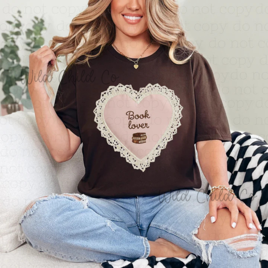 Book Lover - leave shirt color in comments at checkout