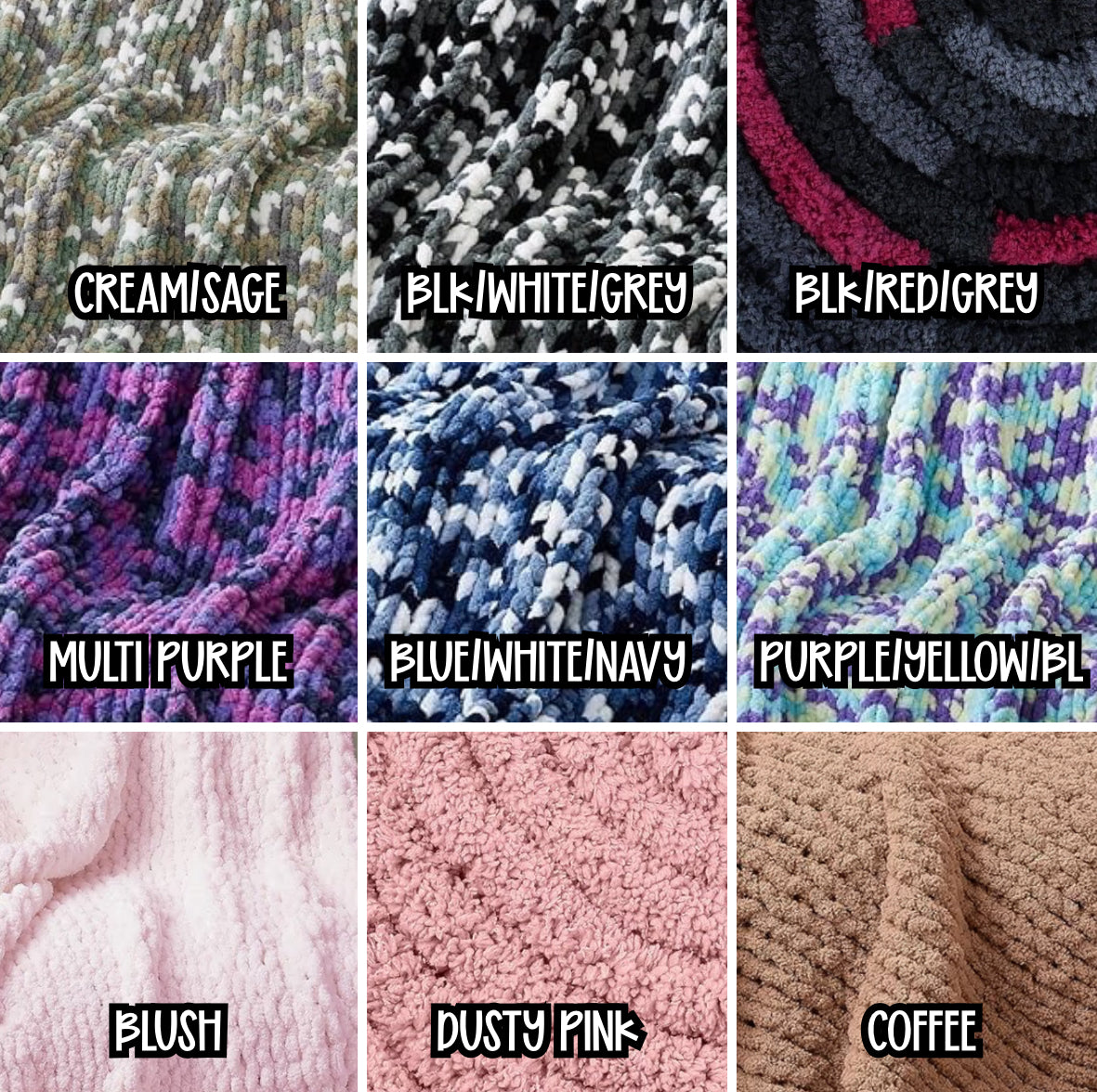 Chunky Knit Blanket