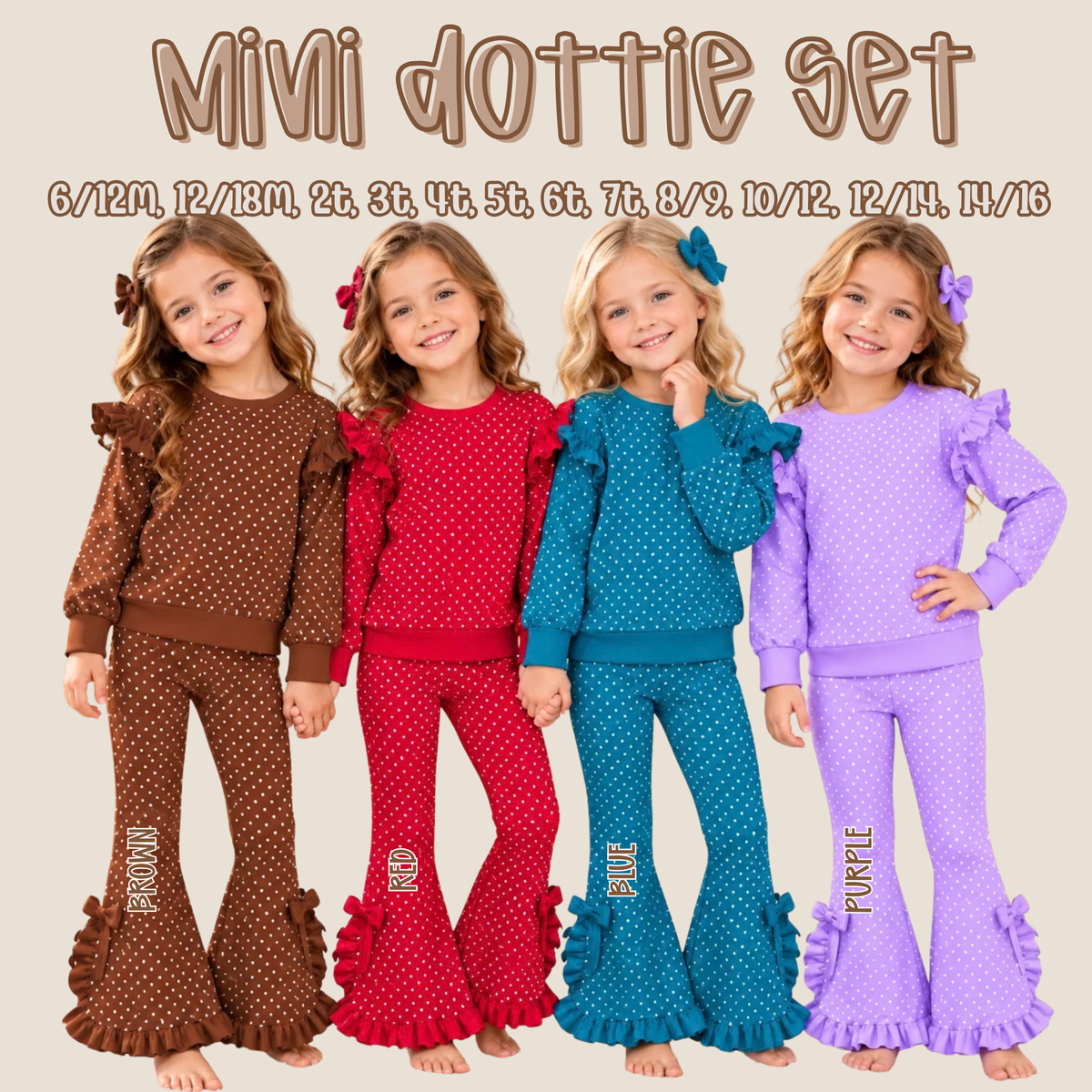 Mini Dottie Set - Closes 10.10