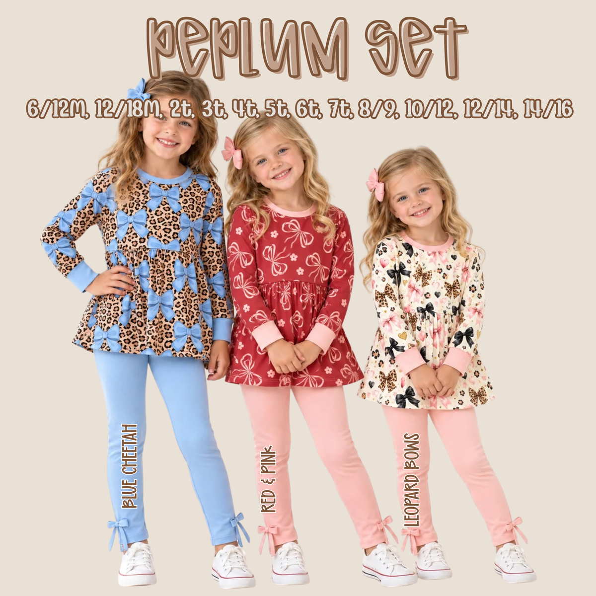 Peplum Set - Closes 10.10