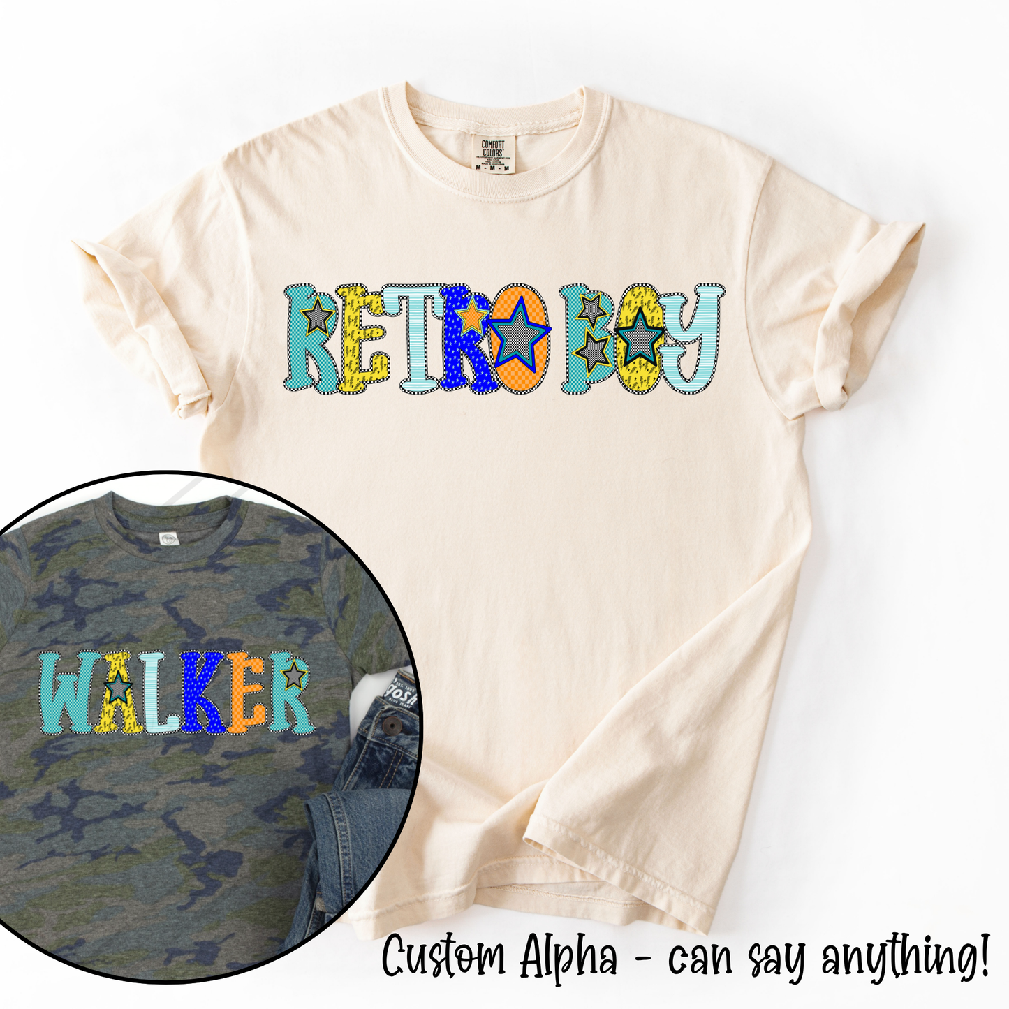 Retro Boy Custom Alpha Tee