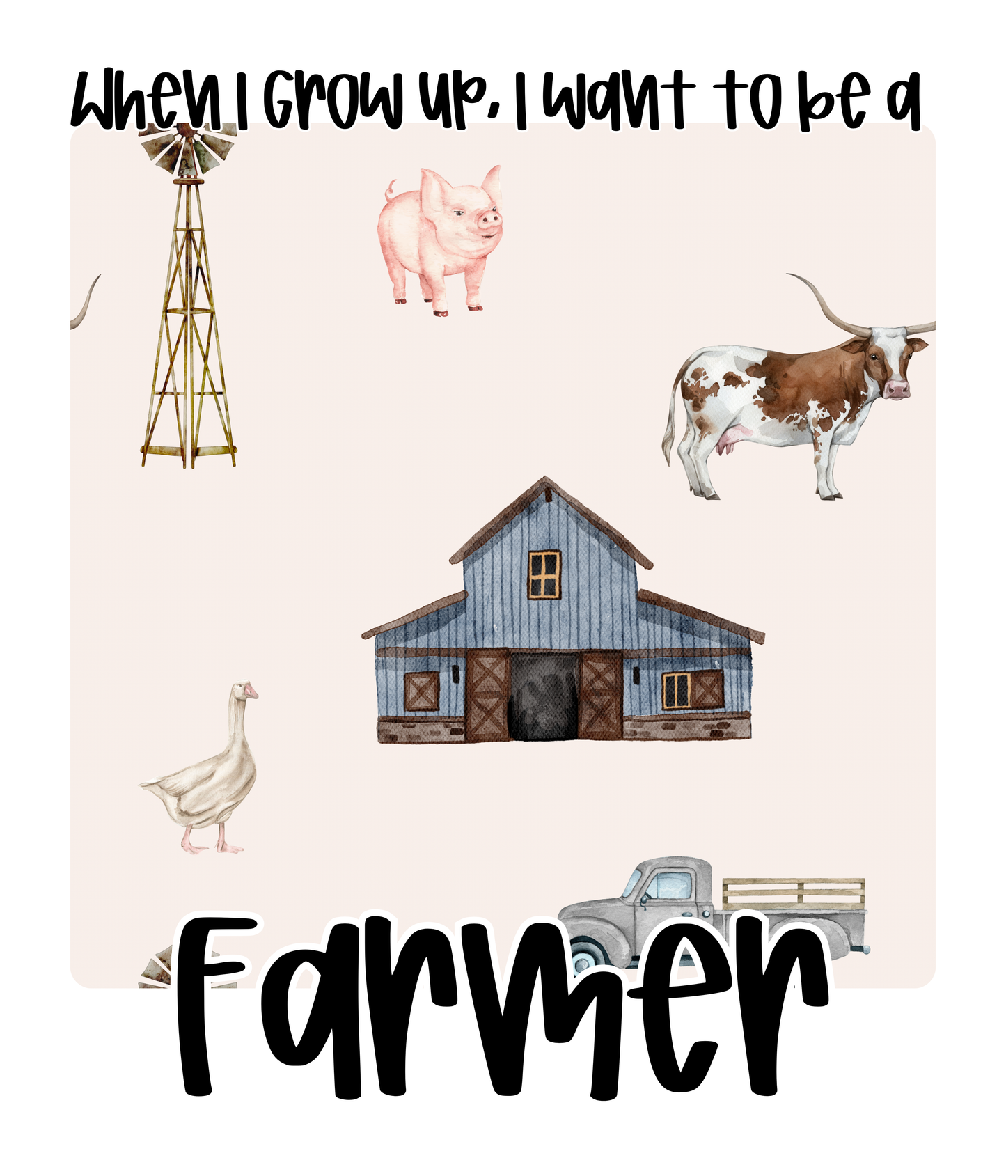 FARMER | WHEN I GROW UP | KIDS STYLES