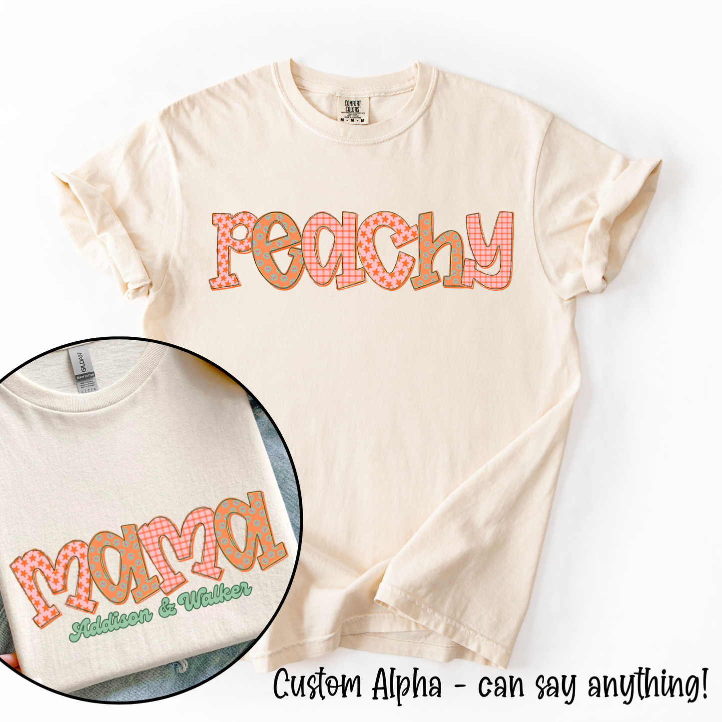 Peachy Custom Alpha Tee