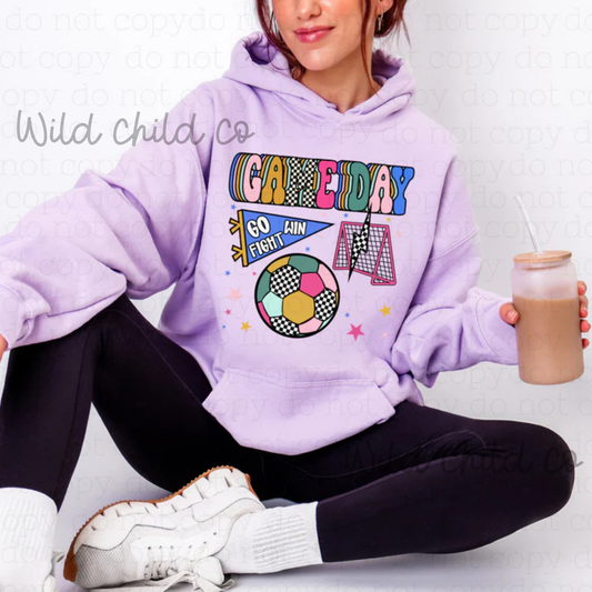 Game Day Soccer - leave shirt color in comments at checkout