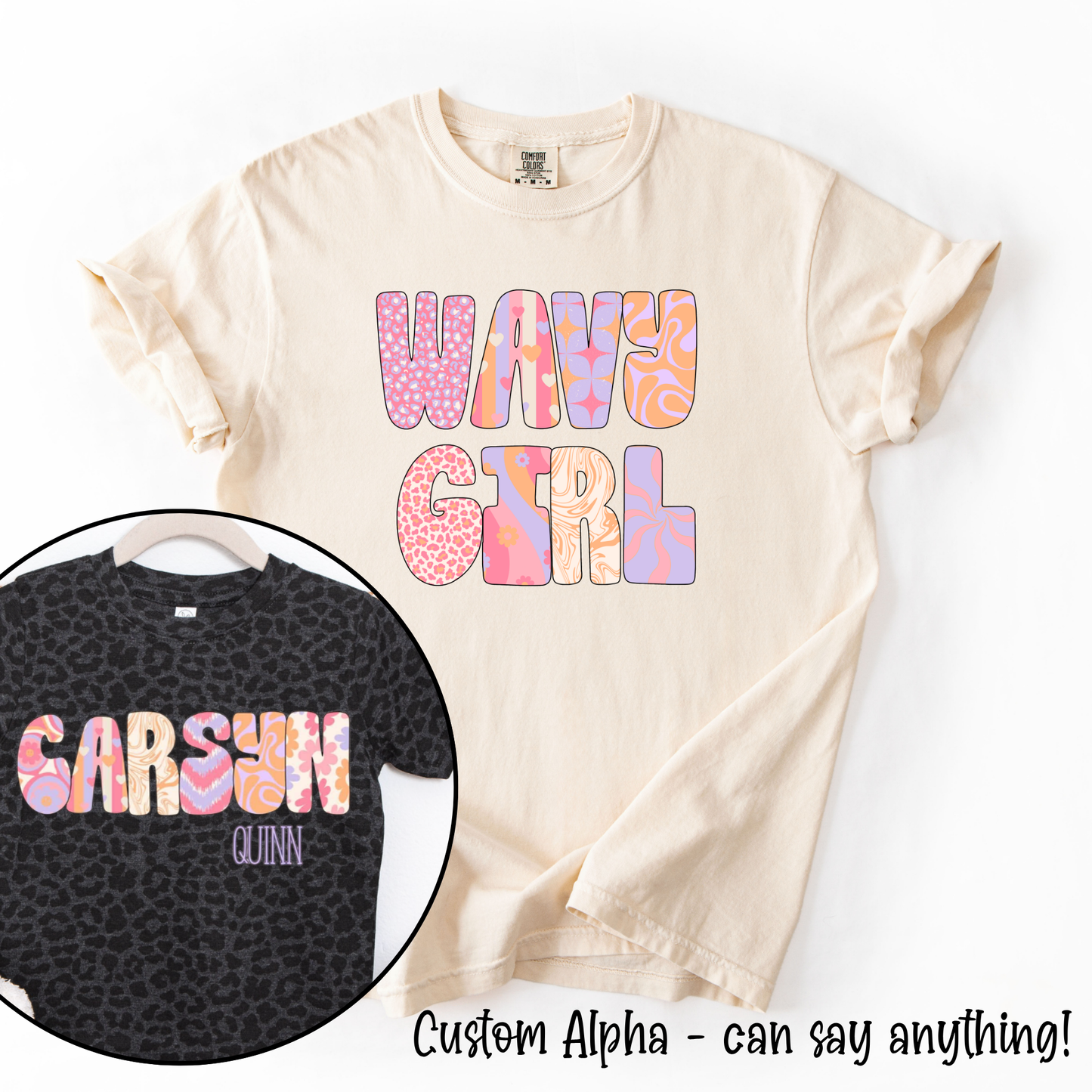 Wavy Girl Custom Alpha Tee