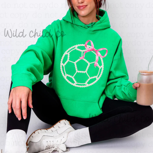 Bow Soccer - leave shirt color in comments at checkout