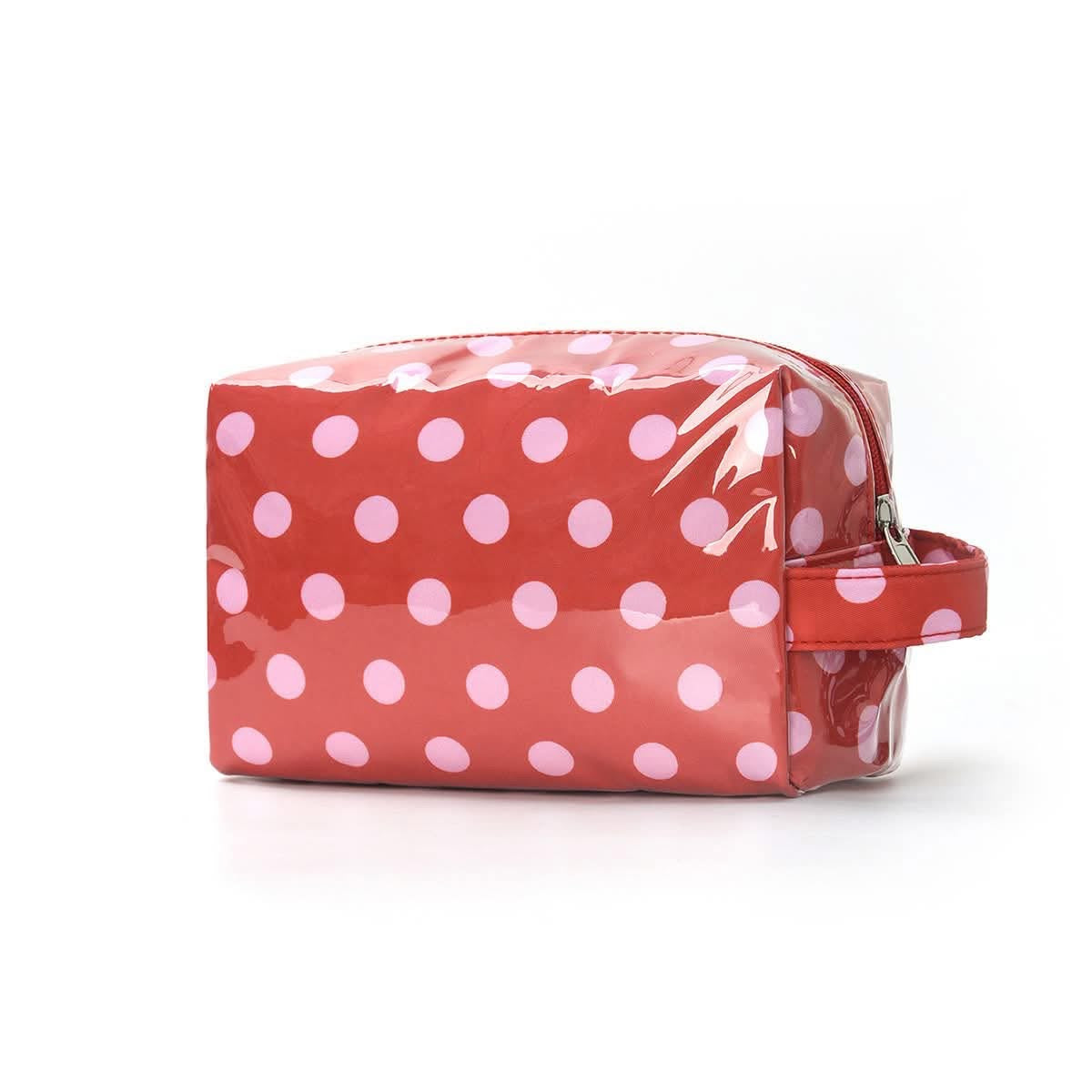 Polka Dot PVC Waterproof Makeup Bag