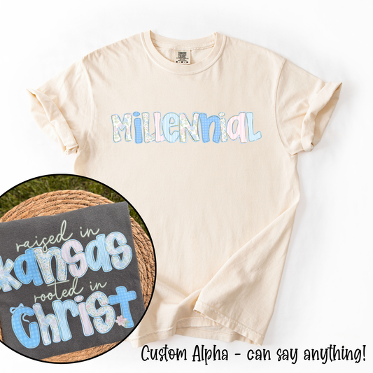 Millenial Custom Alpha Tee