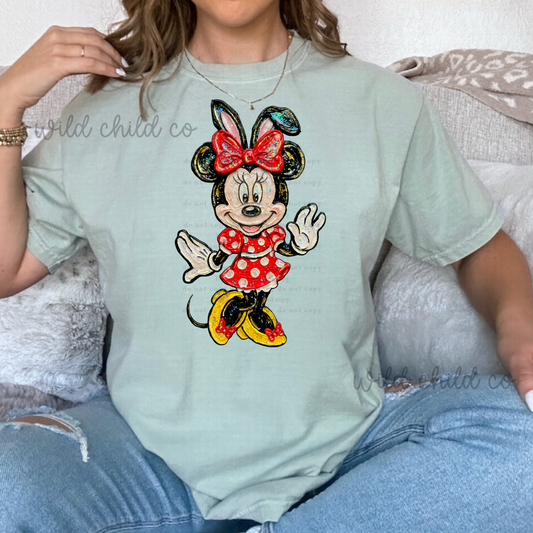 Painted Minn'- leave shirt color in comments at checkout