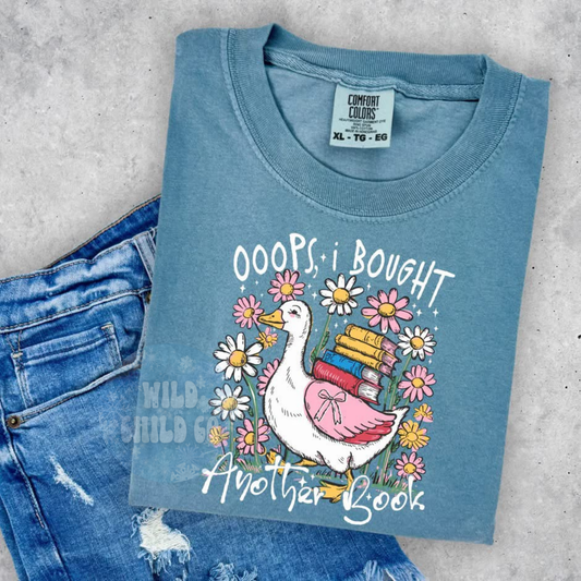 Goosey Books - leave shirt color in comments at checkout