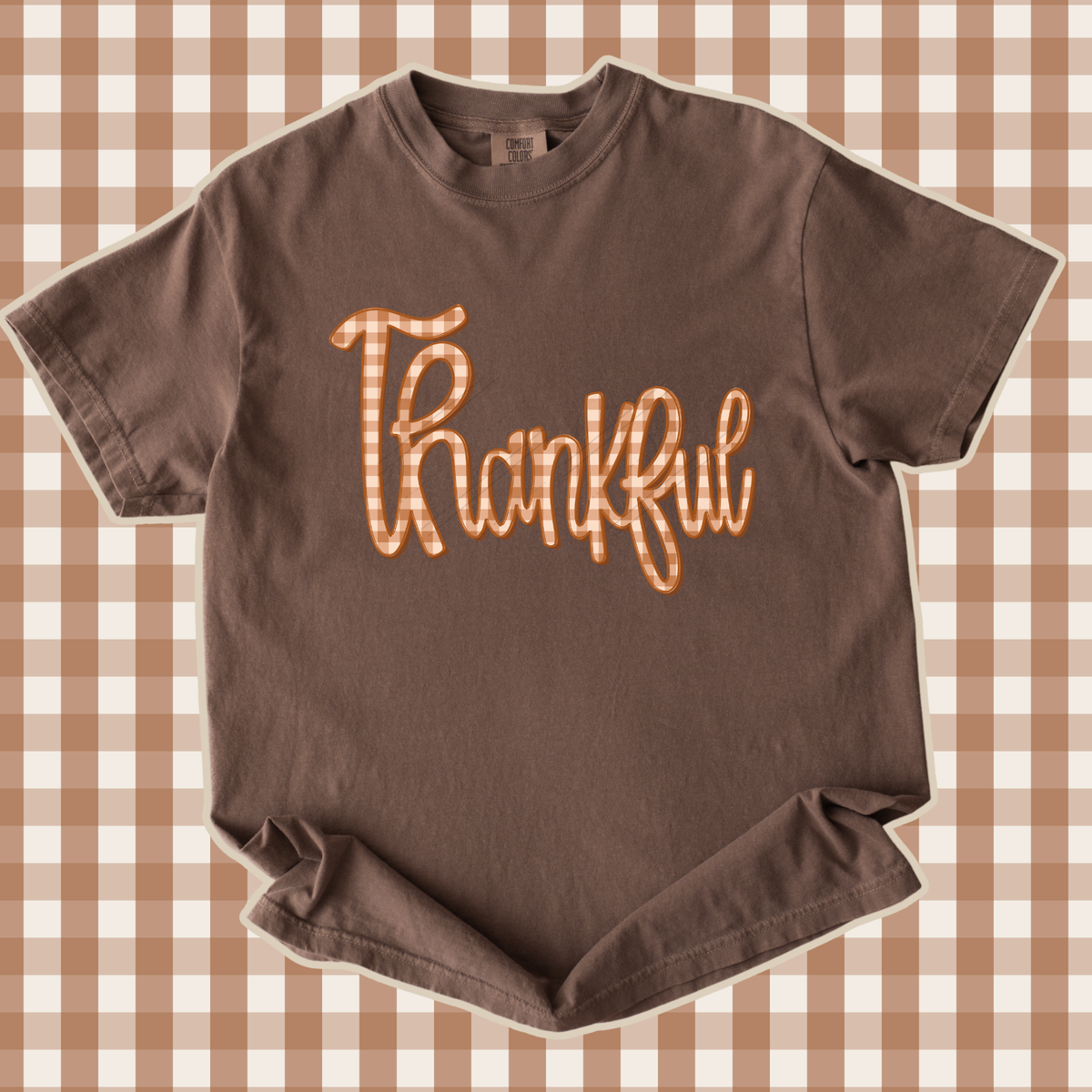 Thankful - gingham