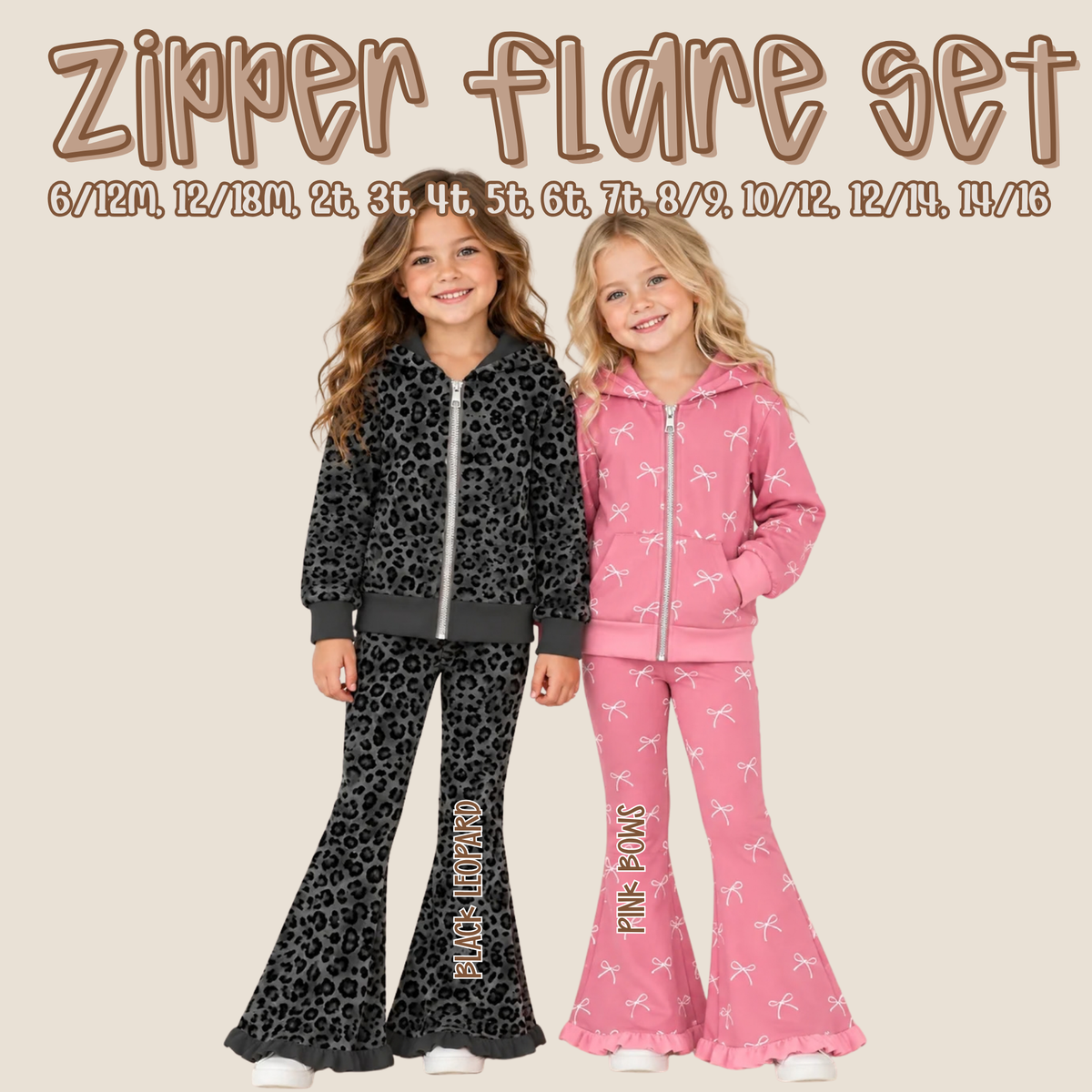 Zipper Flare Set - Closes 10.10