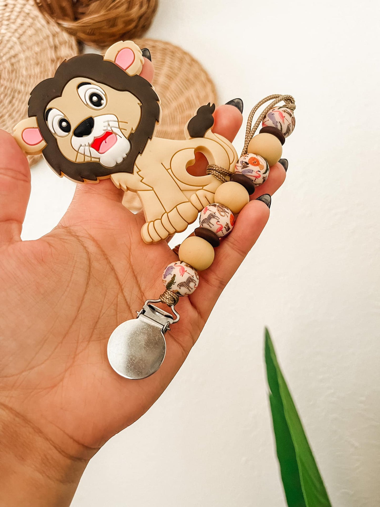 Custom Pacifier Clip with Teether