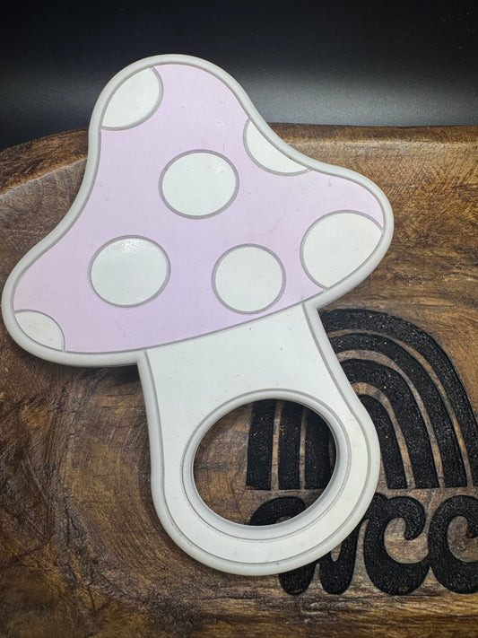 Purple Mushroom Teether