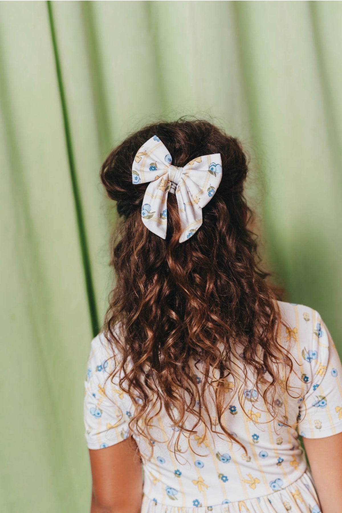 Blueberry Breeze Short Sleeve Ruffle Dress