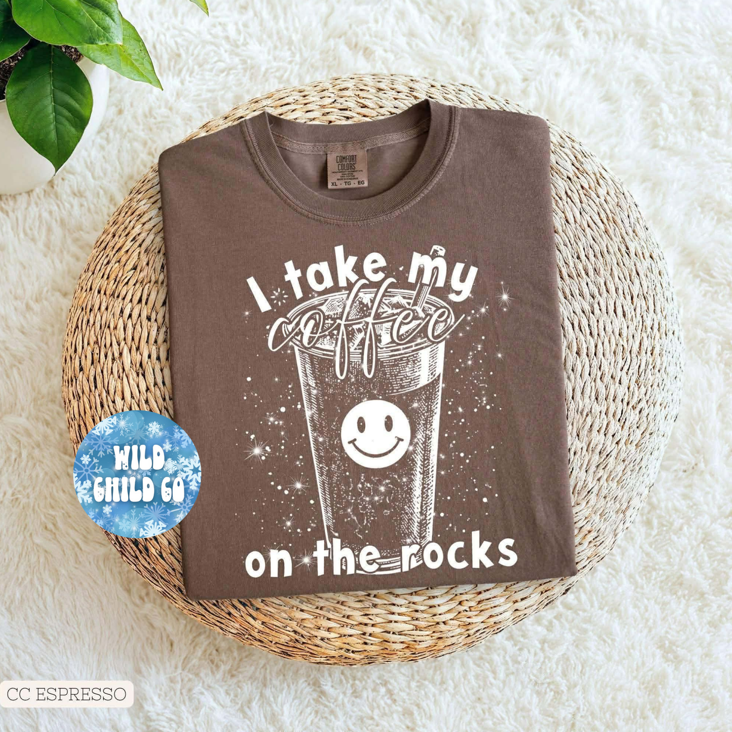 On the Rocks - leave shirt color in comments at checkout