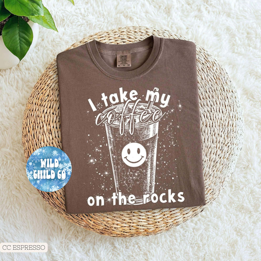 On the Rocks - leave shirt color in comments at checkout