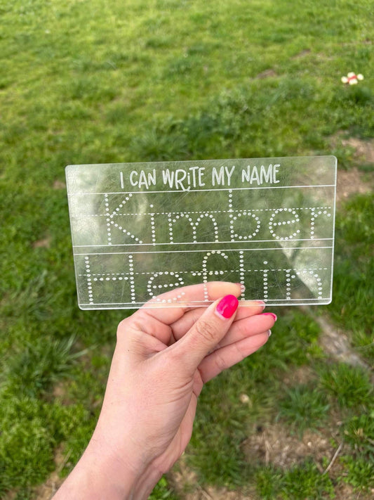 Name Trace Boards