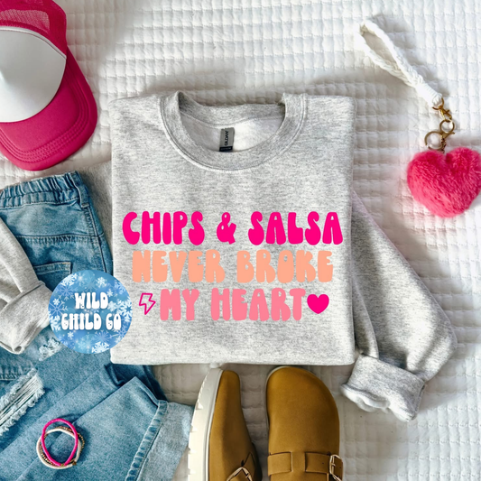 Chips and Salsa - leave shirt color in comments at checkout